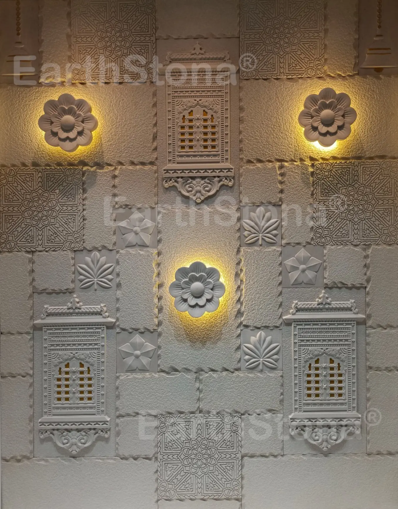 Antique Designer Stone Wall Highlighter Art